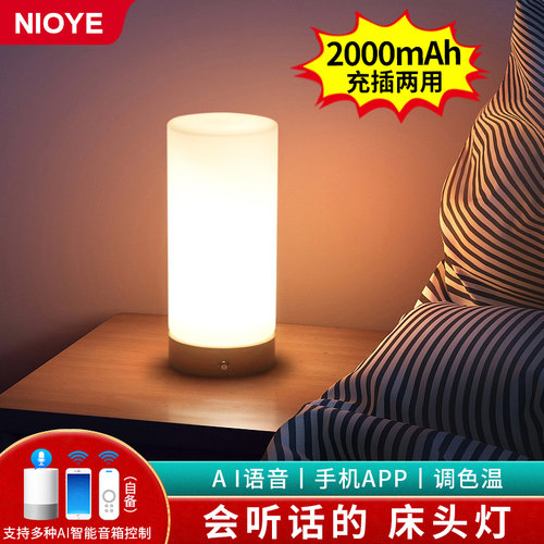 充插两用电池款智能小夜灯