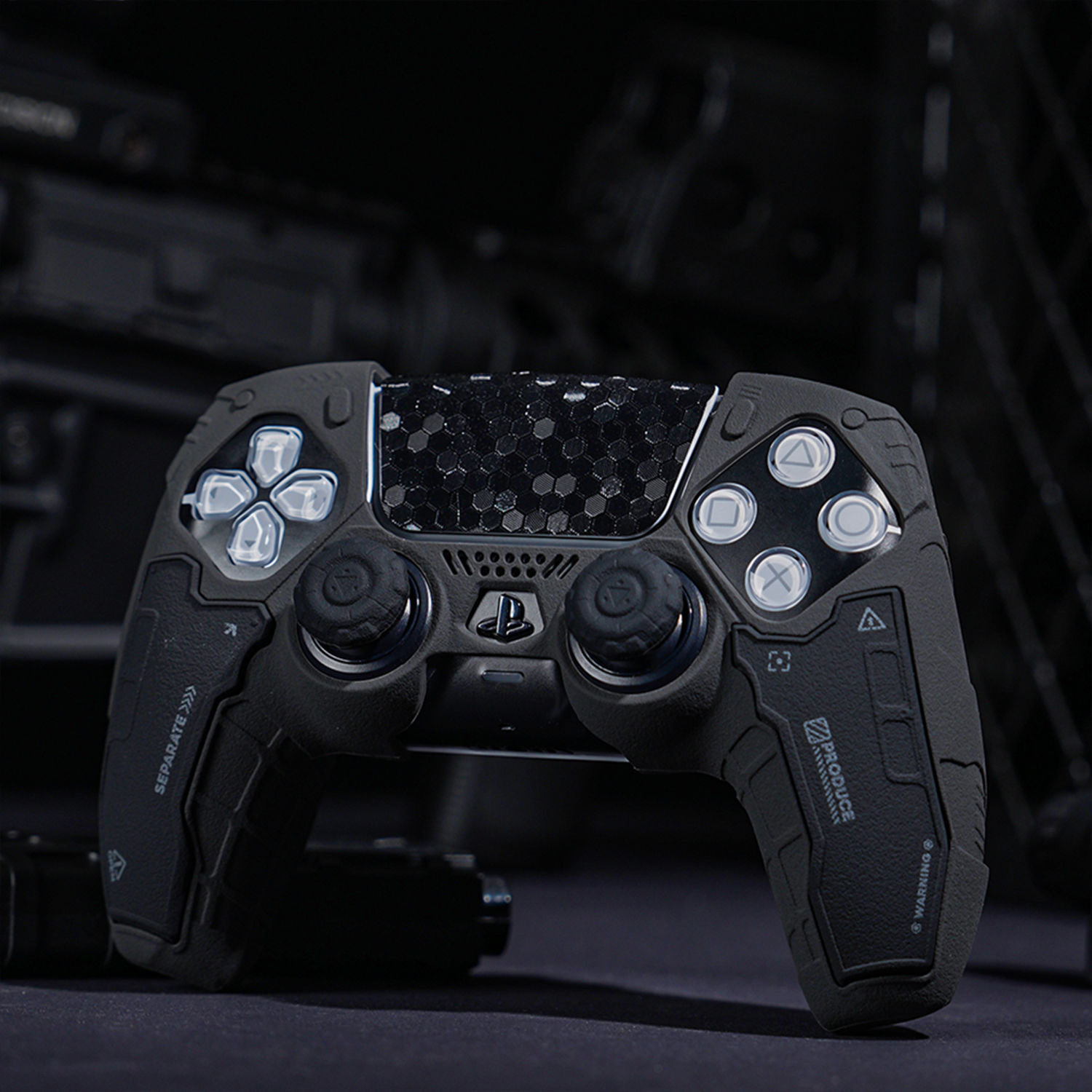 PS5战术先遣队手柄保护套硅胶壳摇杆帽套装 G.S.TAC系列游戏手柄