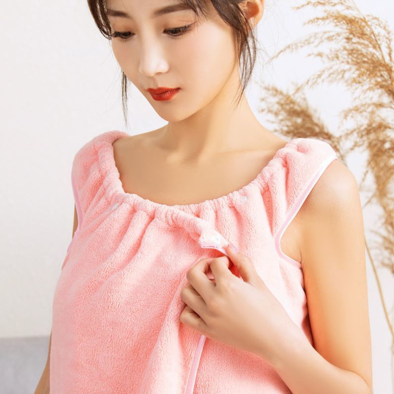 女孩浴巾可穿2021新款高档洗澡可裹身穿衣式夏天禁欲系大码浴袍