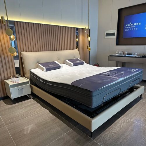 顾家实木星舟1号小确幸床架摩卡