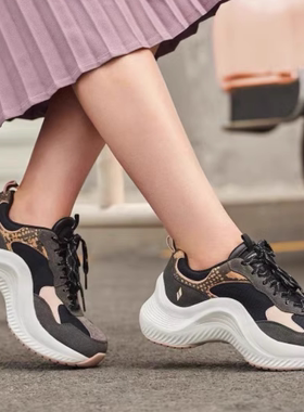 Skechers/斯凯奇官方正品女子时尚印花厚底耐磨休闲运动鞋 13440