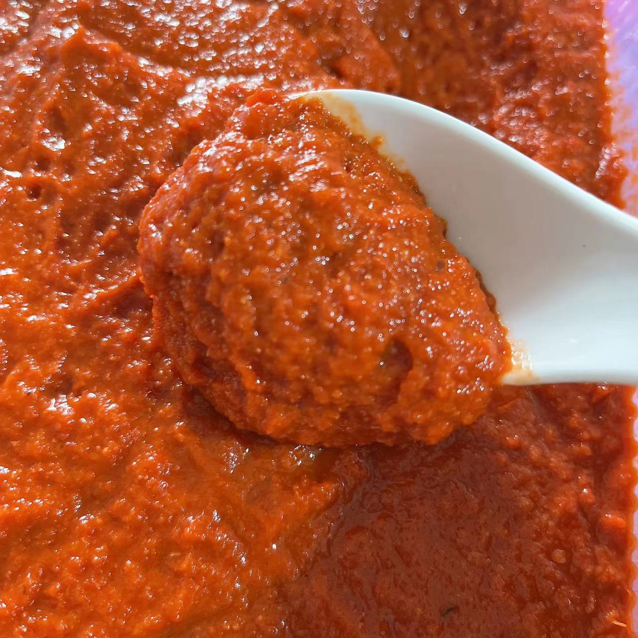 湖北农家自制辣椒酱辣椒糊本地土辣椒红辣椒腌制香辣开胃1斤包邮