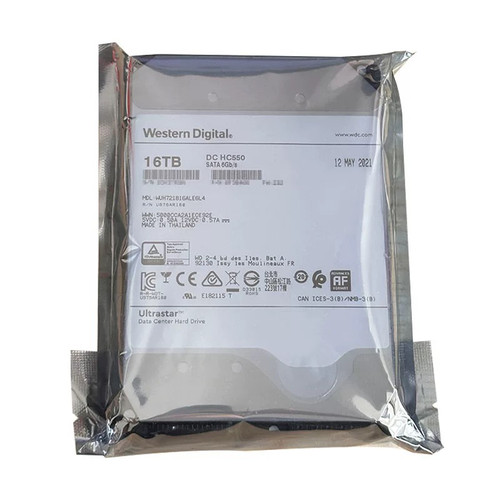 16T全新WD西部数据WUH721816ALE6L4服务器企业级硬盘HC550