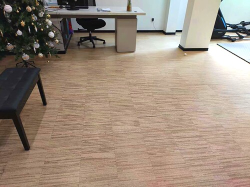 进口黏贴软木地板复式楼减震防摔地板健身舞蹈音乐房静音适用地暖