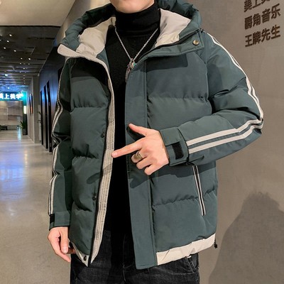 品牌特卖羽绒服男冬季新款冬装加厚潮牌工装羽绒棉服短款连帽外套