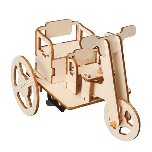 科学实验diy电动三轮车模型儿童手工科技小制作steam材料包套SW67