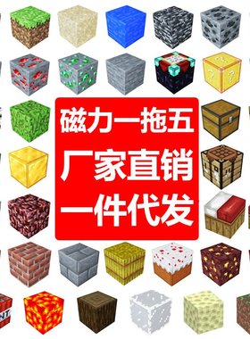 MC我的积木世界磁力方块拼装积木儿童益智小玩具礼物男孩SW88