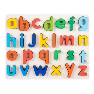 蒙氏字母形状认知配对玩具 1-2-3岁宝宝早教数字嵌板儿童木制AW28
