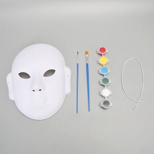儿童diy传统京剧脸谱面具 幼儿园手工画画涂鸦空白 课堂亲子SW67