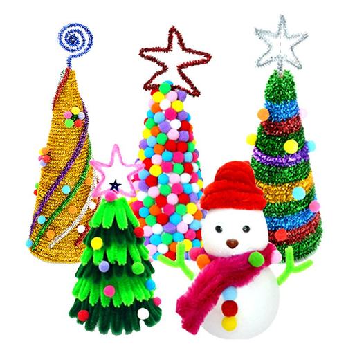 儿童diy圣诞玩具圣诞节幼儿园亲子手工制作创意益智材料包SW59