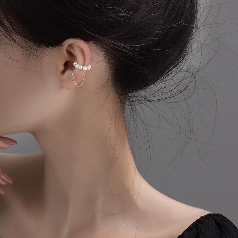 气质链条母贝秋冬麋人新款轻奢