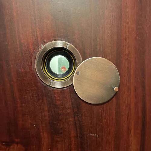 防盗门猫眼门镜通用堵孔二合一门铃家用门上猫眼摄像头监控防盗器