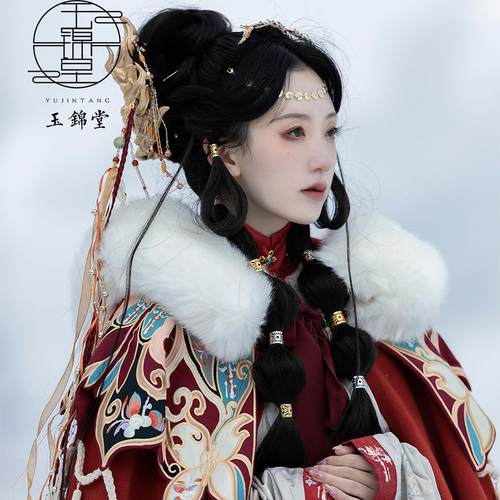 玉锦堂汉服牛牛斗篷女秋冬新款