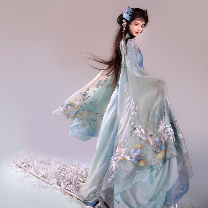 汉服女万灵谷战国袍春夏