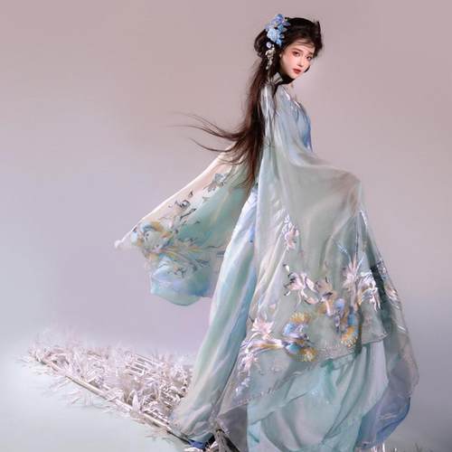 汉服女万灵谷战国袍春夏