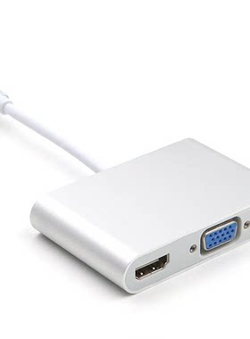 TypeC扩展坞USB-C转HDMI/VGA转接头带音频雷电3转VGA/hdmi/3.5MM