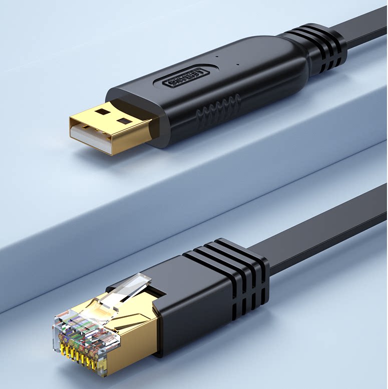 usb转console调试线USB转RJ45控制线交换机路由器AP防火墙配置线