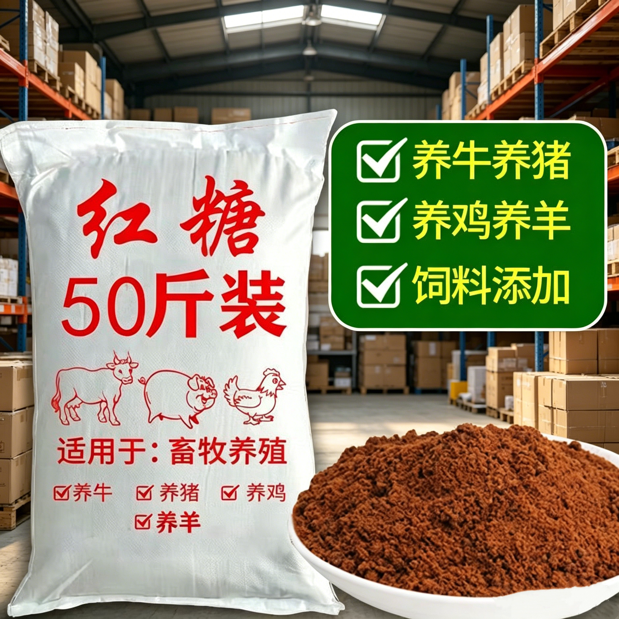 水产养殖农业种植污水处理专用糖图片
