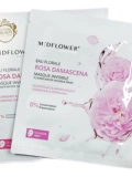 Увлажняющая маска для лица с розой в составе с гиалуроновой кислотой, 5 штук