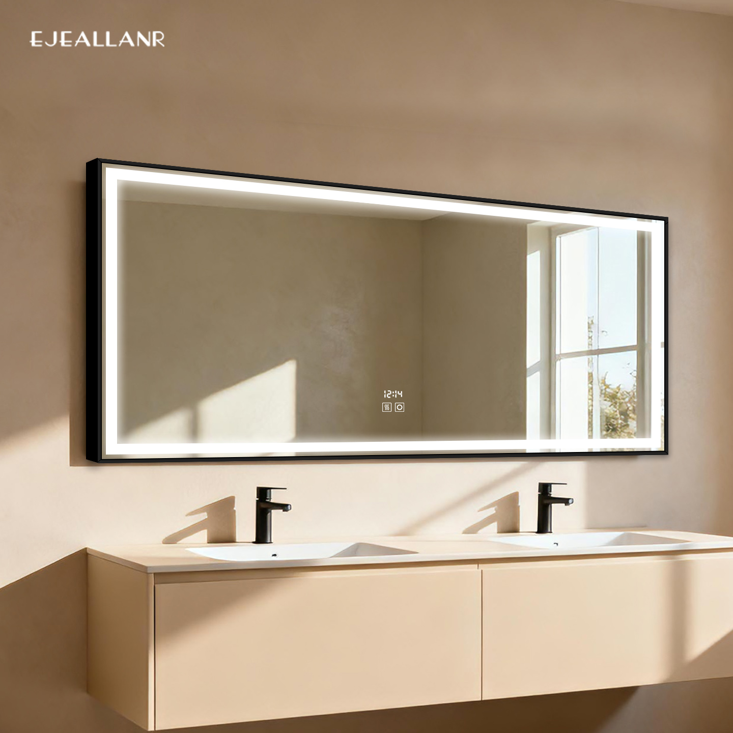 洗手间厕所带灯智能镜