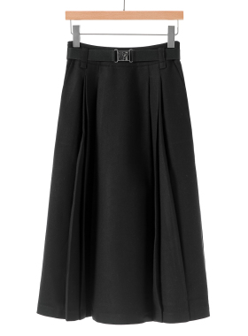 659西湖阁老【栖】冬装 松紧腰带A字高腰含羊毛半身裙596