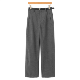 小众气质职场风高腰弯刀裤 639 春装 文 201 32%粘纤