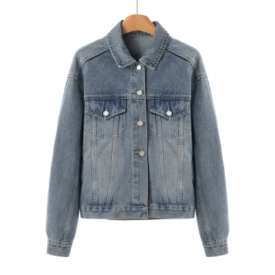 839西湖阁老【HO】春装 *绍 棉质单排扣收腰休闲牛仔外套156