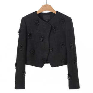 重工串珠流苏小香风短外套711 26春装 1499西湖阁老 莫Y