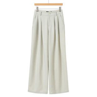 高挑御姐显气场含亚麻宽脚裤 春装 339 境 568西湖阁老