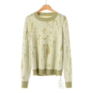 慵懒暖糯含绵羊毛休闲毛衣380 冬装 459西湖阁老 妍B