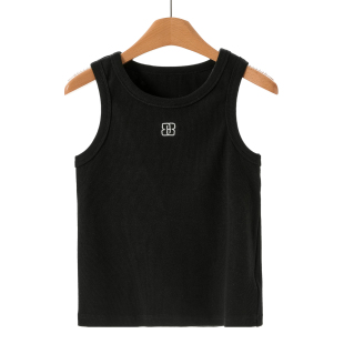 显瘦极简风可外穿刺绣针织背心006 春装 269西湖阁老 序