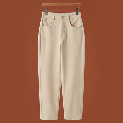 639西湖阁老【熠】冬装 修身不过时娴熟温柔加绒牛仔厚裤602