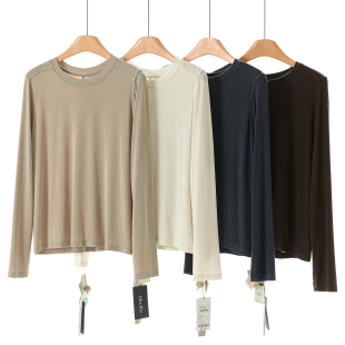 59%粘纤 打底薄针织小衫 兰 含醋纤修身 085 冬装 269