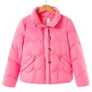 织带门襟半圆扣立领羽绒服188 冬装 1299西湖阁老 文