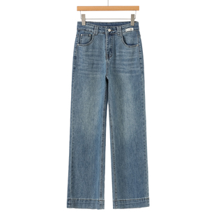 微阔牛仔裤 西湖阁老 801 小个子高腰窄版 春装 韦 幽当季