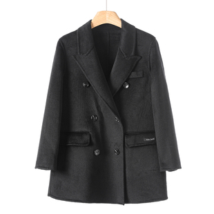 西湖阁老 西服式 奇 修身 羊毛双面呢大衣290 冬装 老客福利款