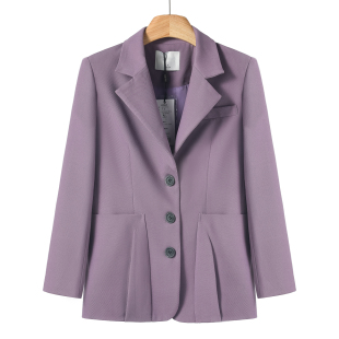 方形大口袋收腰开叉西装 春季 外套811 卡拉 629西湖阁老