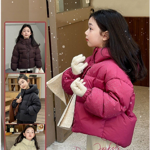 女中大童韩版加厚秋冬装棉服新款