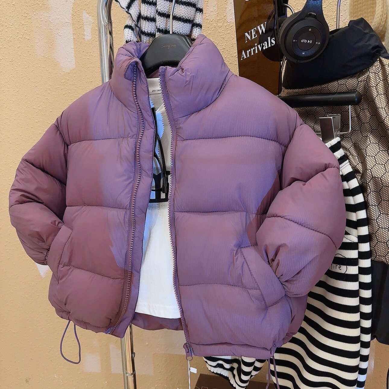 儿童大衣韩版棉服短款男女童面包