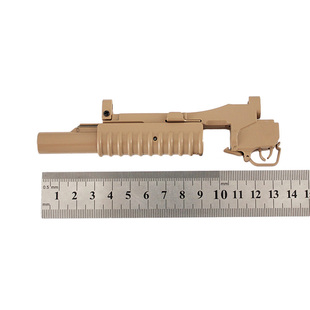 1:3.5比例M4 M416搭配组合AR15配件 四倍镜握把合金模型 不可发射