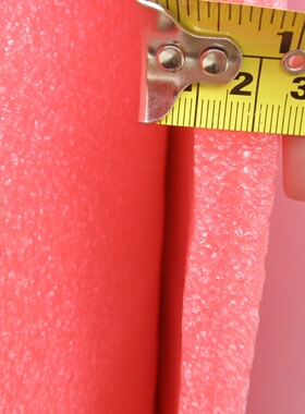 红色防静电珍珠棉板气泡沫棉包装膜防震EPE发泡宽1米厚1520mm包邮