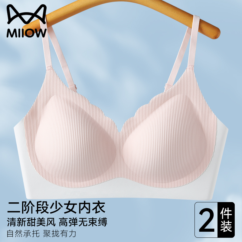 猫人少女发育内衣二阶段轻薄透气