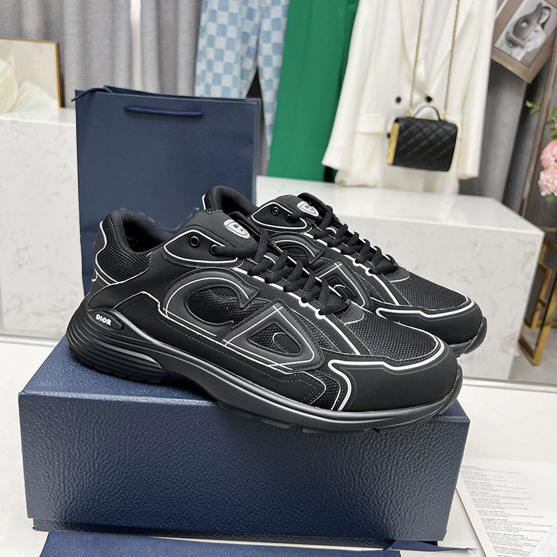 thumbnail for European and American spring and autumn new alphabet daddy men's and women's casual mesh shoes breathable running shoes sneakers 46 yards 47 yards