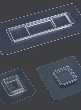 纸巾盒粘贴片牙刷架背胶贴筷子盒卡扣无痕贴粘钩强力贴免打孔挂钩