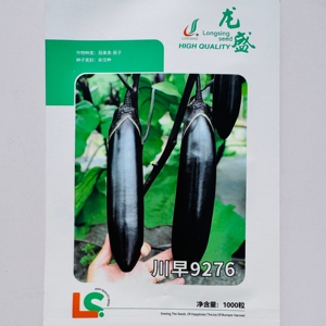 龙盛川早9276茄子种子早熟高产杂交黑长茄种籽春夏秋季播蔬菜种孑