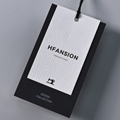 高级吊牌定做logo标签定制服装 店挂牌订做男女装 价格标签吊卡订制