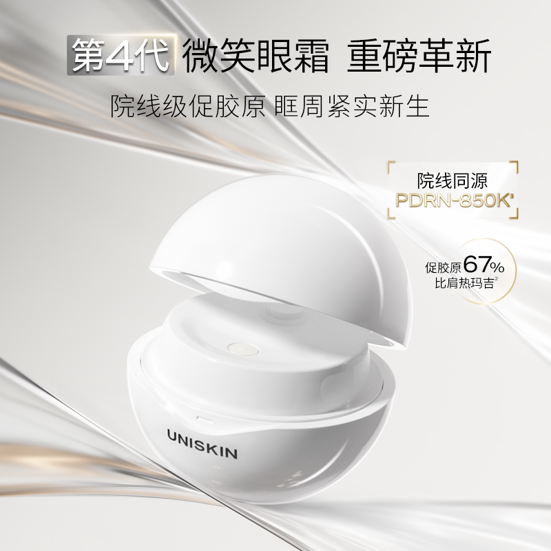 【新品试用】优时颜第4代微笑眼霜