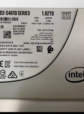 Intel/英特尔 S4610 1.92T