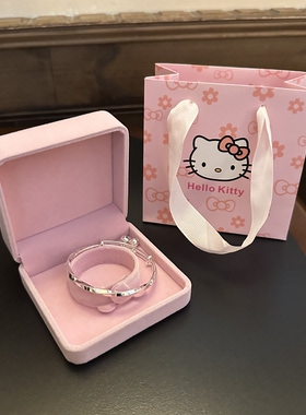 生日礼物莫比乌斯纯银手镯女生年轻款时尚小众设计手饰品足银镯子