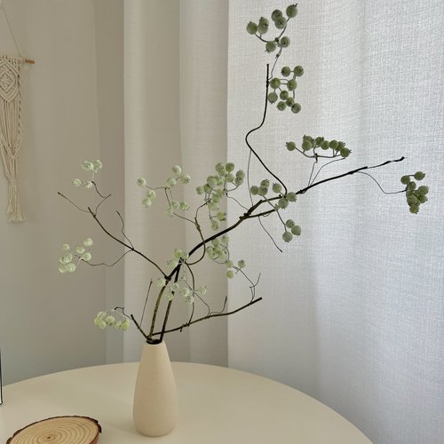 小众高级感侘寂风山归来果仿真花